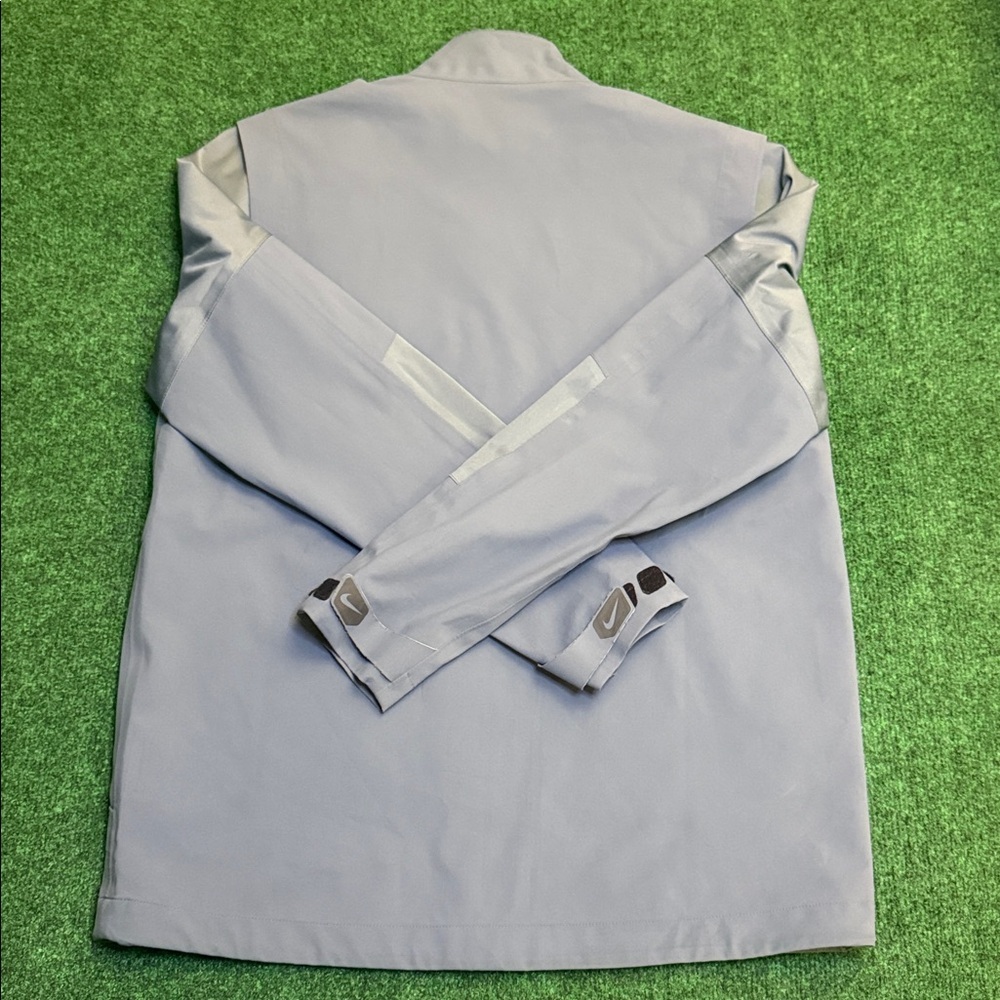 Nike Golf Storm-Fit Full Zip Weatherproof Jacket (Gray / Black Accents / Size M) - Picture 9 of 9